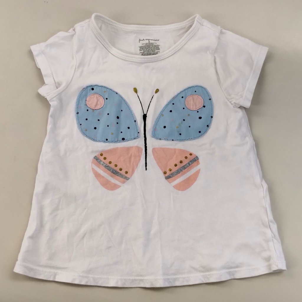 Butterfly Tee Shirt  Size 4t  First Impressions Brand